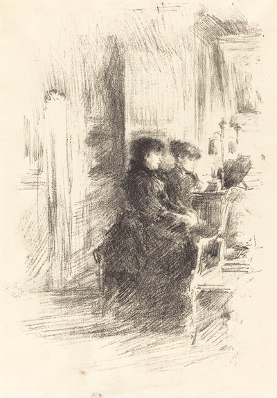 The Duet by James Abbott McNeill Whistler