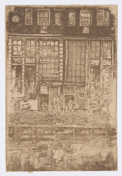 The Embroidered Curtain by James Abbott McNeill Whistler
