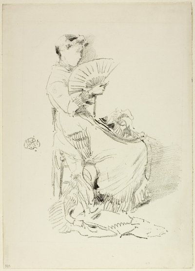The Fan by James Abbott McNeill Whistler