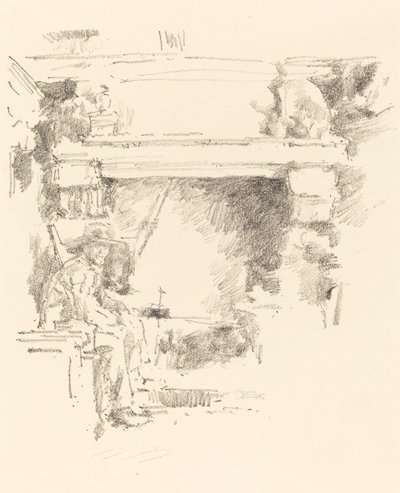The Fireplace by James Abbott McNeill Whistler