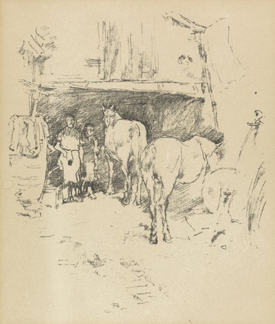 The Forge by James Abbott McNeill Whistler
