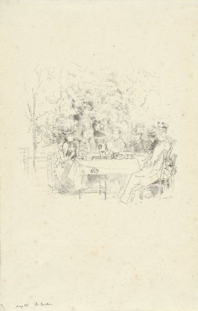 The Garden by James Abbott McNeill Whistler