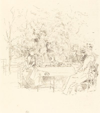 The Garden by James Abbott McNeill Whistler