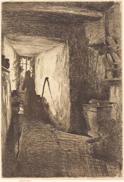 The Kitchen by James Abbott McNeill Whistler