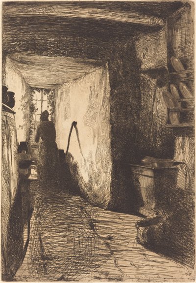 The Kitchen by James Abbott McNeill Whistler