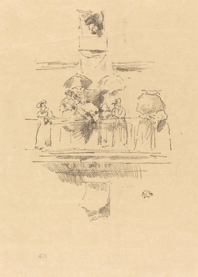 The Little Balcony by James Abbott McNeill Whistler