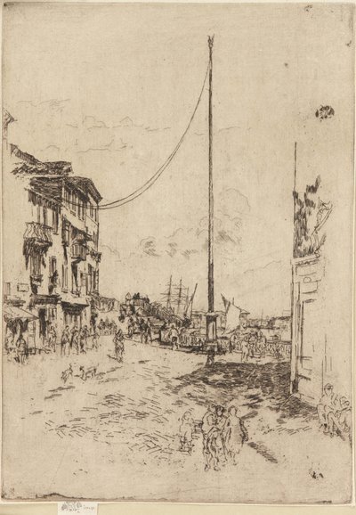 The Little Mast, 1879-1880 by James Abbott McNeill Whistler