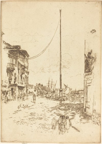 The Little Mast by James Abbott McNeill Whistler