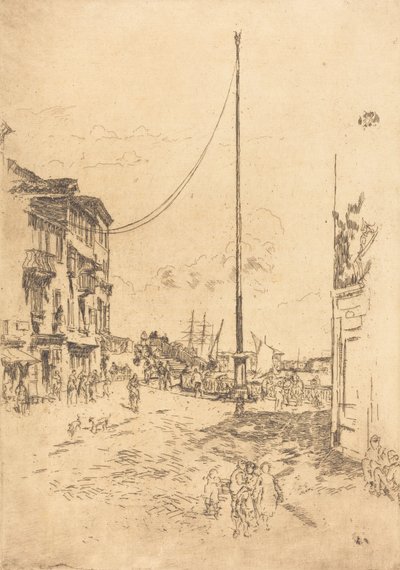 The Little Mast by James Abbott McNeill Whistler