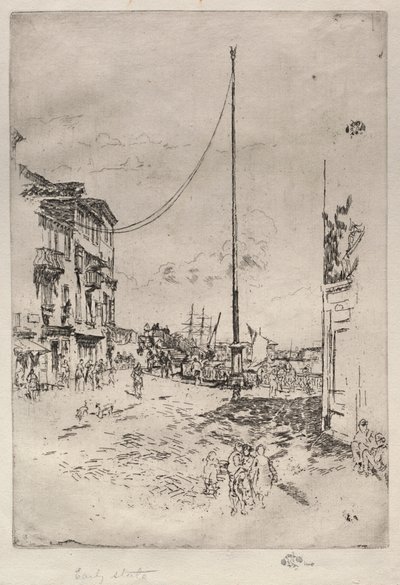 The Little Mast, 1880 by James Abbott McNeill Whistler