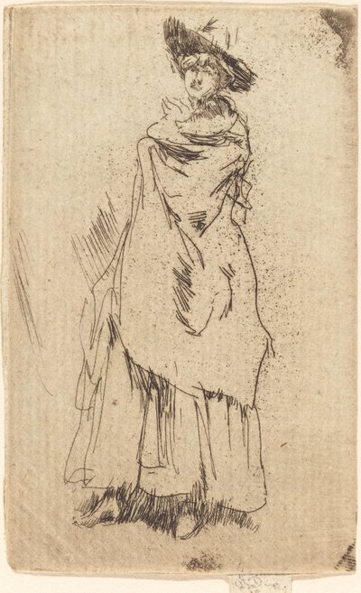 The Mantle by James Abbott McNeill Whistler