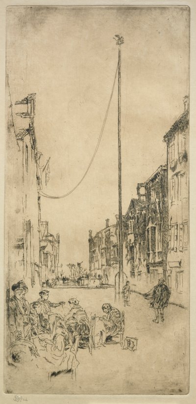 The Mast by James Abbott McNeill Whistler