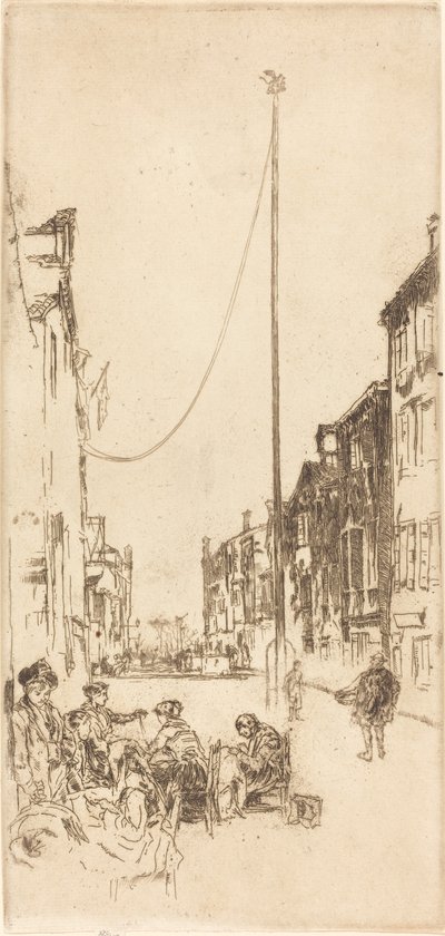 The Mast, 1879-1880 by James Abbott McNeill Whistler