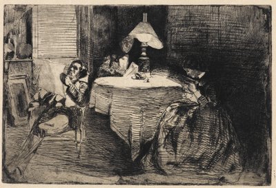 The Music Room, 1858 by James Abbott McNeill Whistler