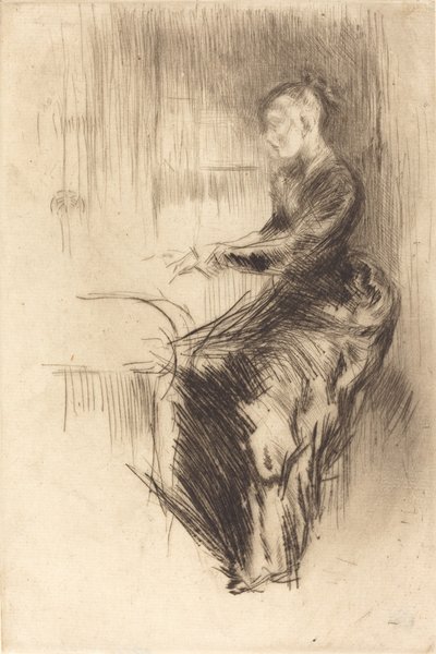 The Piano by James Abbott McNeill Whistler