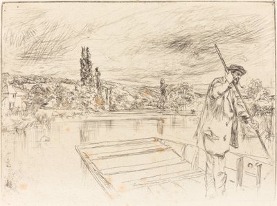 The Punt, 1861 by James Abbott McNeill Whistler