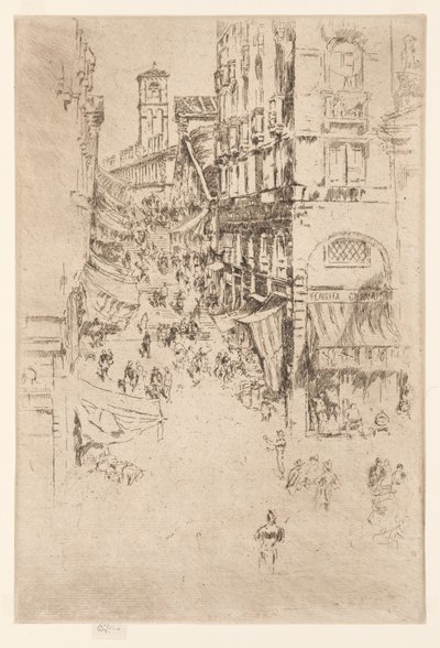 The Rialto by James Abbott McNeill Whistler