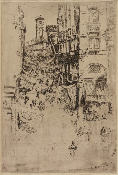 The Rialto by James Abbott McNeill Whistler
