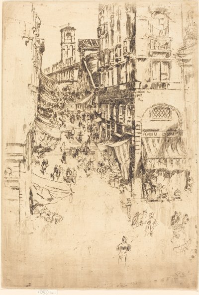 The Rialto by James Abbott McNeill Whistler
