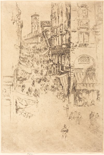The Rialto by James Abbott McNeill Whistler