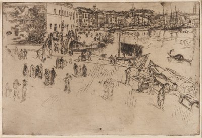 The Riva by James Abbott McNeill Whistler