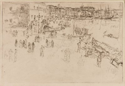 The Riva by James Abbott McNeill Whistler