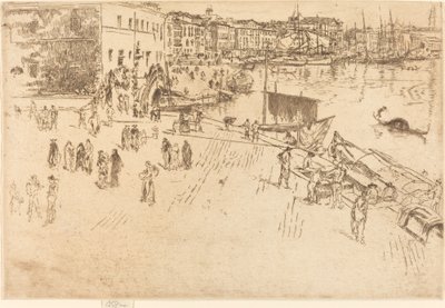 The Riva, No. I, 1879-1880 by James Abbott McNeill Whistler