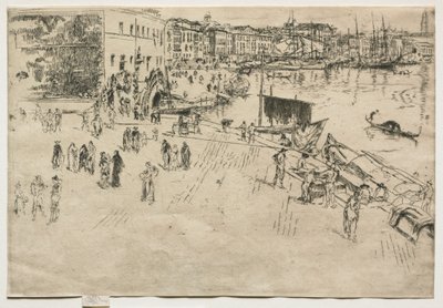 The Riva, No. 1 by James Abbott McNeill Whistler