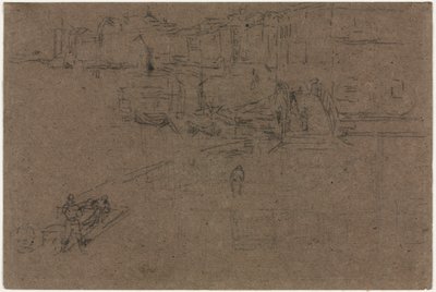 The Riva, Venice by James Abbott McNeill Whistler
