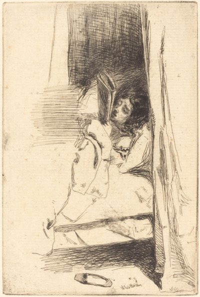 The Slipper by James Abbott McNeill Whistler