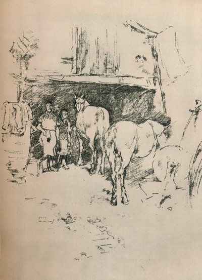 The Smiths Yard by James Abbott McNeill Whistler