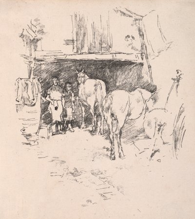 The Steps, Luxembourg Gardens by James Abbott McNeill Whistler