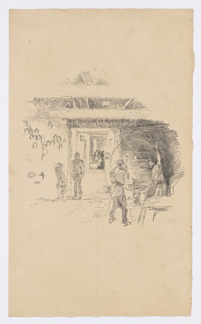 The Tyresmith by James Abbott McNeill Whistler