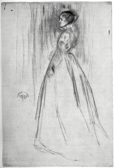 The Velvet Dress by James Abbott McNeill Whistler