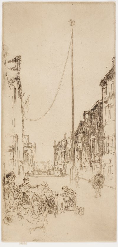 The Venetian Mast by James Abbott McNeill Whistler