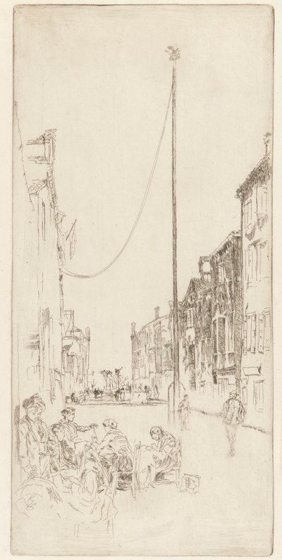 The Venetian Mast, 1879-1880 by James Abbott McNeill Whistler