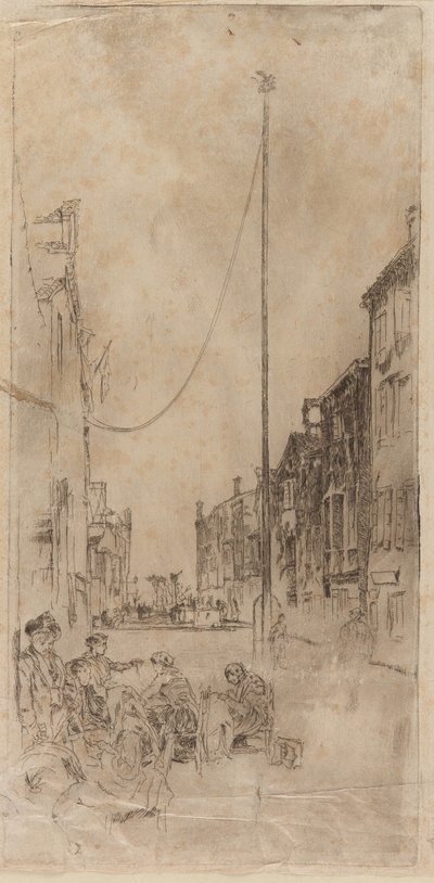 The Venetian Mast, 1879-1880 by James Abbott McNeill Whistler