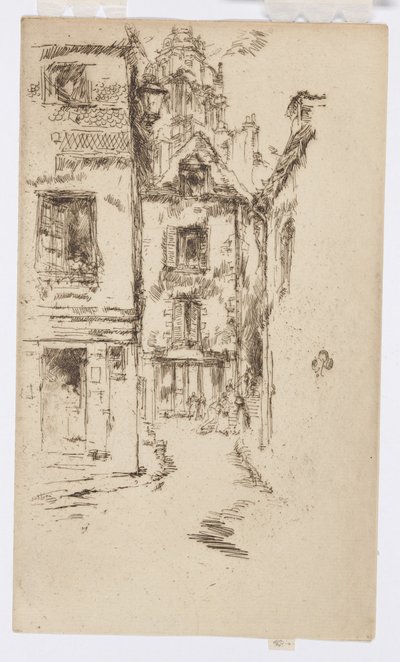 Under the Cathedral, Blois by James Abbott McNeill Whistler