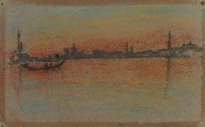 Venice: Sunset on Harbour by James Abbott McNeill Whistler