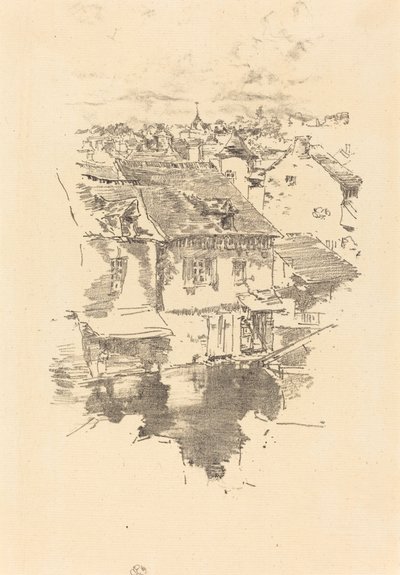 Vitré: The Canal, 1893 by James Abbott McNeill Whistler