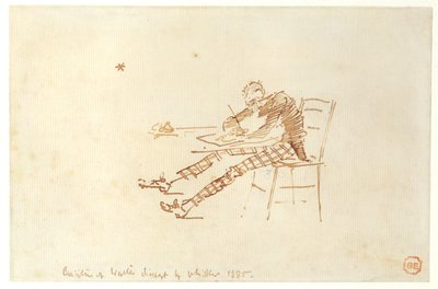 Walter Sickert Sketching by James Abbott McNeill Whistler