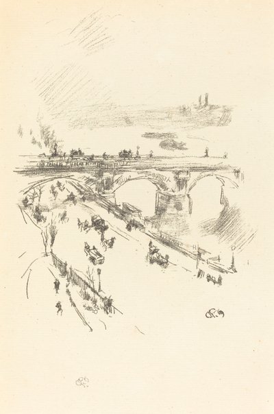 Waterloo Bridge by James Abbott McNeill Whistler