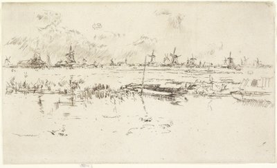Zaandam by James Abbott McNeill Whistler