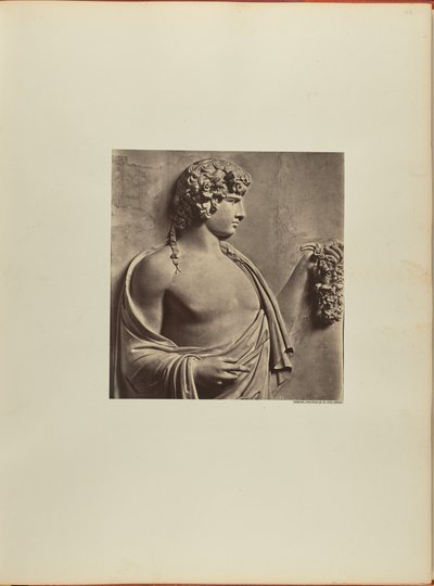 Antinous, Bas-Relief from the Albani Villa by James Anderson