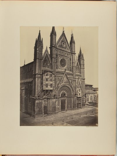 The Facade of the Cathedral of Orvieto by James Anderson