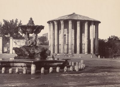 Temple of Vesta and Fountain, Rome by James Anderson