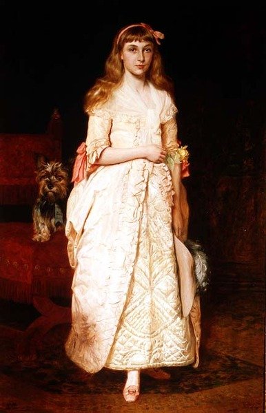 Rose: Portrait of Miss Rose Fenwick by James Archer