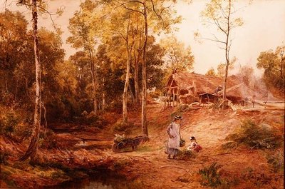 Autumn in a Gloucestershire Wood by James Aumonier