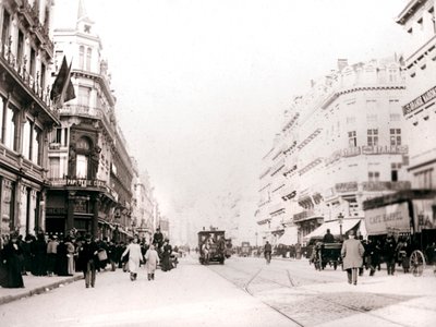 Street Scene, Brussels, 1898 by James Batkin