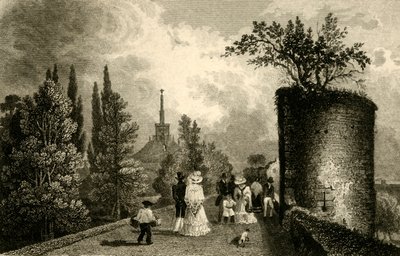 Danejohn Hill, Canterbury, Kent, 1829 by James Baylis Allen